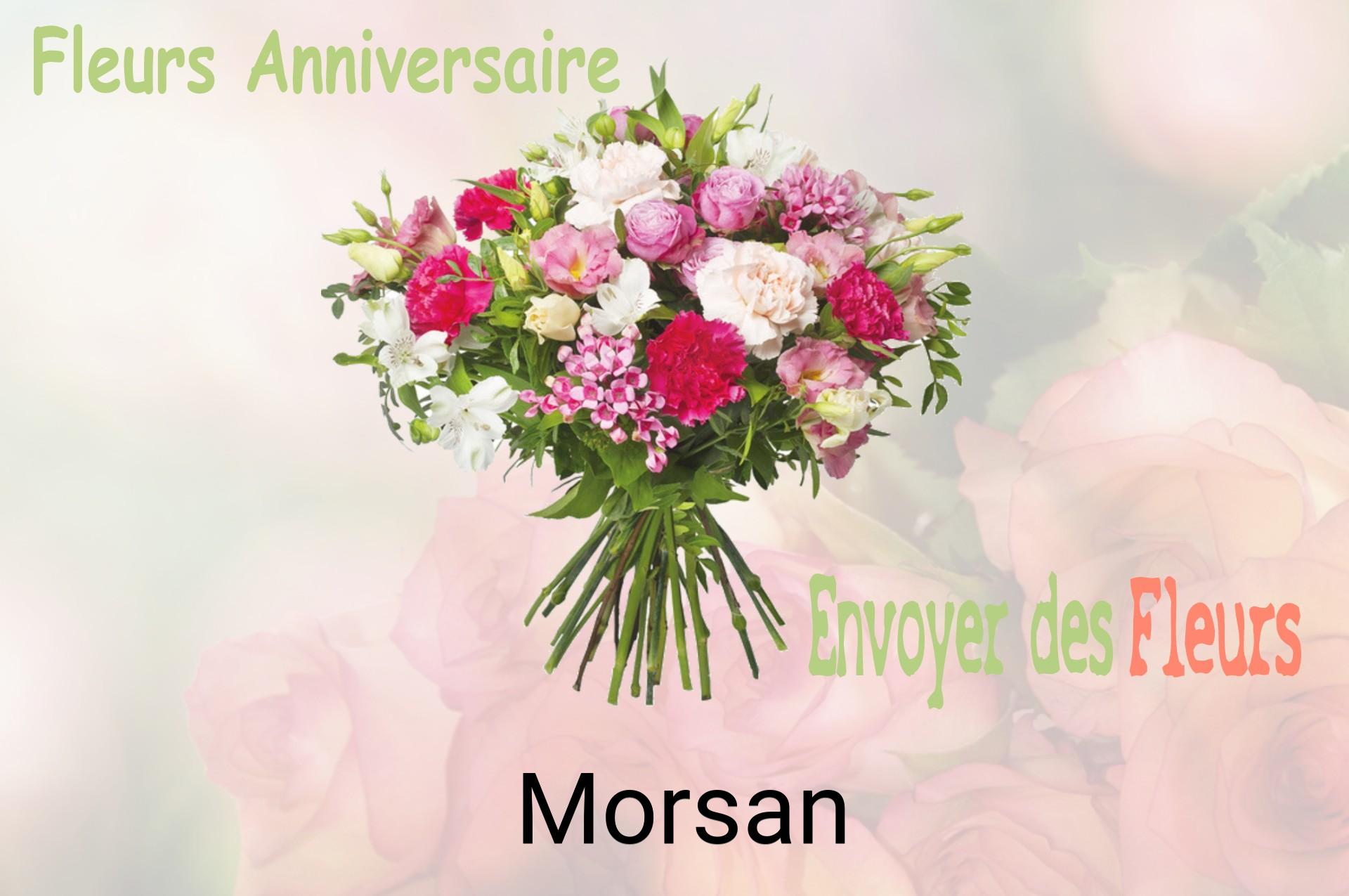Bouquet de fleurs d’anniversaire livré à Morsan